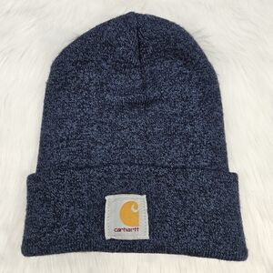 🆕️ Carhartt Blue Heathered Knit Cuffed Beanie